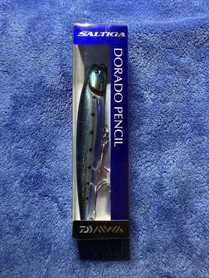 Lápiz Daiwa Saltiga Dorado 140 mm Maiwashi Foto 1 de 3