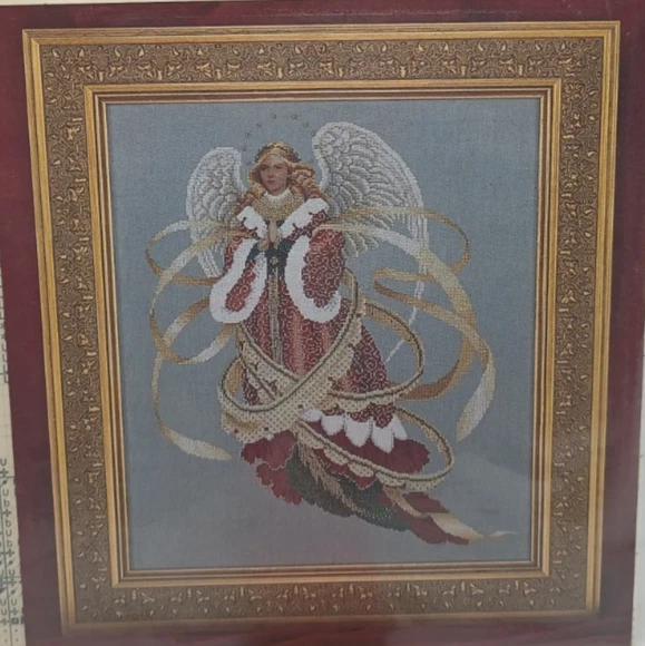 Lavender & Lace ANGEL OF CHRISTMAS LL39 Leavitt-Imblum Chart Pattern NOS 1996 - Image 1 of 3