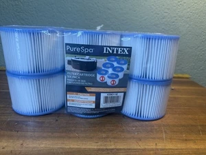 Intex 29011E Type S1 Easy Set Pool Filter Replacement Cartridges (6 Filters) - Picture 1 of 3
