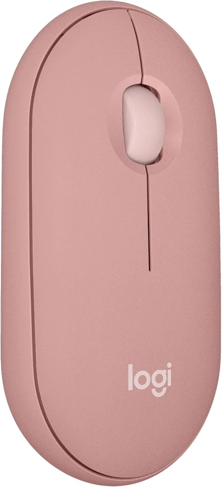 Logitech Pebble Mouse 2 M350s Slim Bluetooth Wireless Mouse, Portable, Rose  - Image 1 of 4