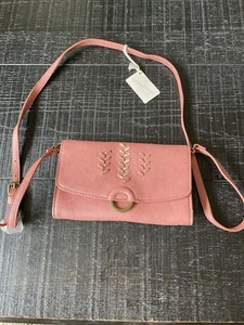 NWD Universal Thread Womens Crossbody Bag Rose Adjustable Strap Flap Front - Picture 1 of 7