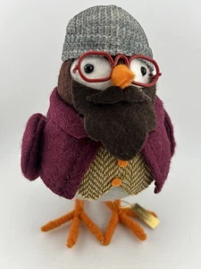 RARE 2019 Bramble Bird Fall Feathered Friends Target Spritz Maroon Glasses Hat - Bild 1 von 8