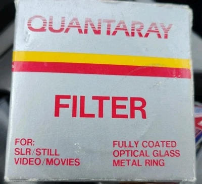 Quantaray 52mm C.S Filter Fully Coated Optical Glass Metal Ring - Image 1 of 2