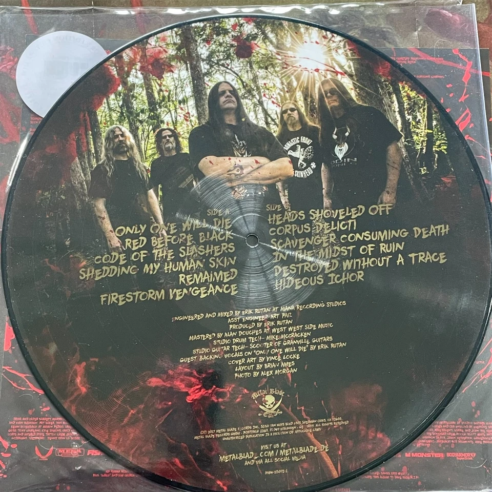 CANNIBAL CORPSE - Red Before Black Rare Ltd Picture Disc Import New / Unplayed - Image 1 of 4