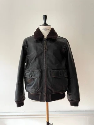 Chaqueta de vuelo Polo Ralph Lauren US Navy G-1 - Grande Foto 1 de 4