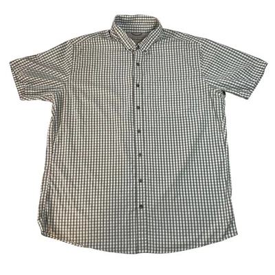 Eddie Bauer Men's Travex Classic Gingham Short Sleeve Button Down Shirt Size TXL - Image 1 of 4