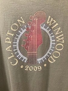Vintage Eric Clapton And Steve Winwood North American Tour 2009 Shirt Large - Bild 1 von 5