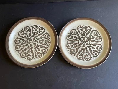 Doverstone Staffordshire England By Heather Gates 7” Dessert Plates - Set Of  2 - Image 1 of 4