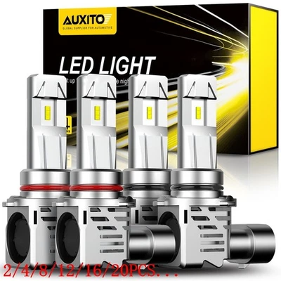 High Low Beam 9006 9005 LED Bulbs Headlight for GMC Sierra 1500 2500HD 2/4X - Image 1 of 4