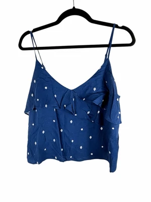 Camiseta sin mangas Cupcakes and Cashmere azul lunares - talla m Foto 1 de 4