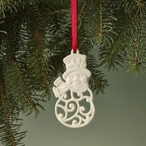 Lenox 853717 Snowman Charm Ornament, Christmas - Picture 1 of 3