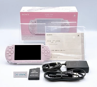 Sony PSP-2000 PSP 2000 Console Rose Pink Complete in box Region free -Excellent+ - Image 1 of 4