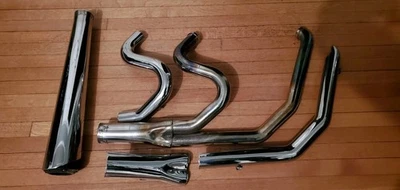 Tubos Harley-Davidson Evo Dyna Wide Glide Screaming Eagle Foto 1 de 4