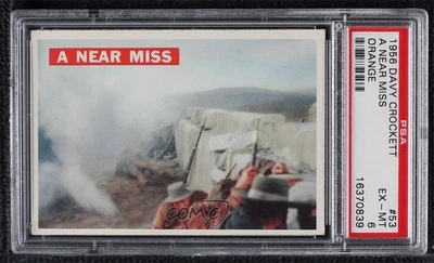 1956 Topps Davy Crockett Serie 1 A Casi Miss (Parte posterior gris) #53 PSA 6 3q4 Foto 1 de 3