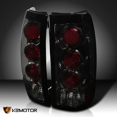 Smoke Fits 1999-2003 Chevy Silverado GMC Sierra 1500 2500 Tail Lights Lamps L+R - Imagem 1 de 4