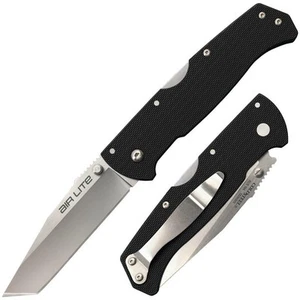 Cold Steel Knives Air Lite Lockback 26WT Tanto AUS10A Steel Black G10 - Picture 1 of 1
