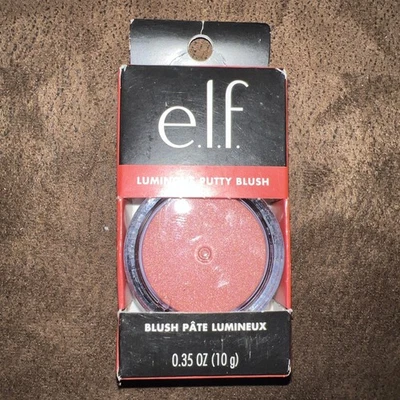 ELF LUMINOUS PUTTY BLUSH Lightweight Buildable Putty-to-Powder 81539 BELIZE - Image 1 of 2
