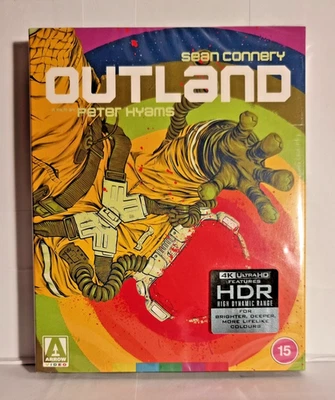 OUTLAND (1981) EXCELLENT SCI-FI - 4K UHD - ARROW LIMITED EDITION & NOW OOP - NEW - Image 1 of 3