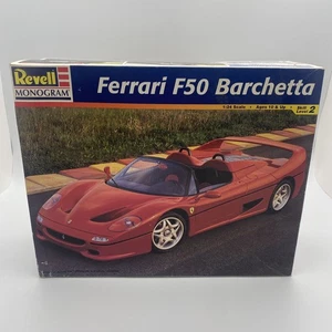 Ferrari F50 Barchetta Revell Sportwagen Modell Maßstab 1:24 Open Box Sealed Parts - Bild 1 von 24