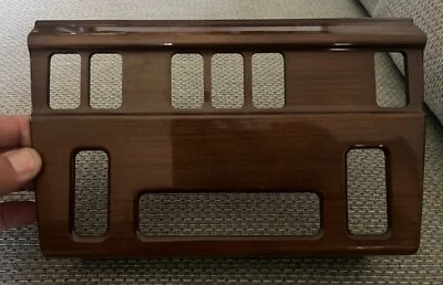 Mercedes Benz Genuine OEM 300E Climate Control Wood Surround - Image 1 of 4