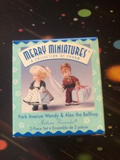 1999 Park Avenue Wendy and Alex The Bellhop Madame Alexander Merry Miniatures