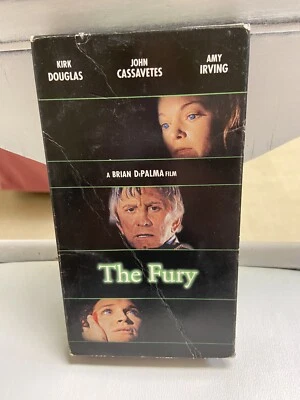 The Fury 1978 VHS horror thriller mind control psychic Kirk Douglas Amy Irving - Image 1 of 4