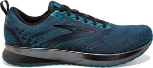 Brooks Levitate 5 Zapatos para Correr Titanio/Cristal Verde azulado/Negro EE. UU. Hombres 7.0 - Imagen 1 de 6