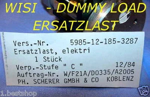 WISI KM 119 ERSATZLAST HF ATTENUATOR 5985-12-185-3287 DUMMY LOAD VERSTÄRKER WAVE - Bild 1 von 5