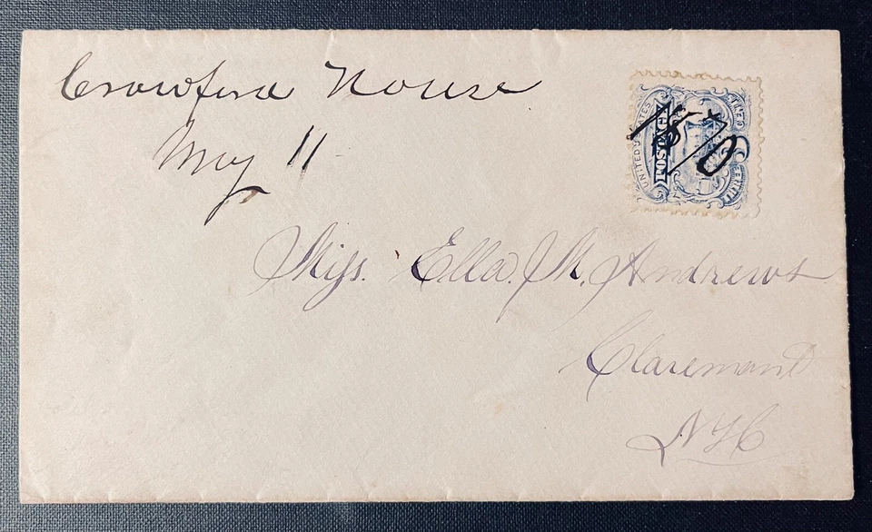 New Hampshire Crawford House #114 fecha 1870. pieza de exposición Foto 1 de 2
