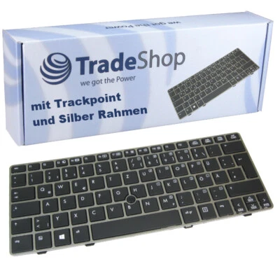 Original Tastatur mit Trackpoint QWERTZ Deutsch ersetzt HP 696693-041 700948-041 - Bild 1 von 3