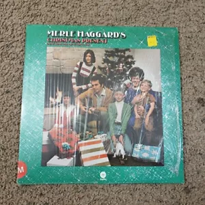 Merle Haggard Christmas Present LP Vinyl Record Country Play Tested VG+ - Picture 1 of 5