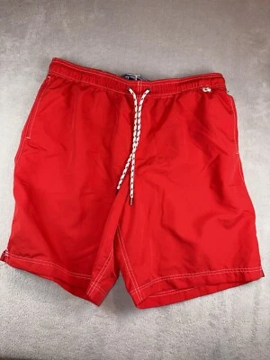Lands End Men’s Large 36-38 Bathing Swim Suit (Red) Lined Fast Shipping! - Image 1 of 3