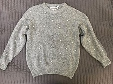 The Import Workshop Grey Sweater Silk Nylon Angora Rabbit Hair Korea Size Small