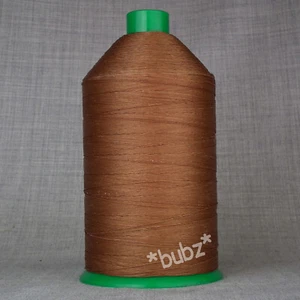 BONDED NYLON STRONG SEWING THREAD 20s HUGE 4,000m SPOOL TAN BROWN 20TKT CAR SEAT - Picture 1 of 1