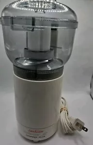 Sunbeam Oskar Jr. Chopper Plus Model 14131 Food Processor NICE Space Saver - Picture 1 of 6