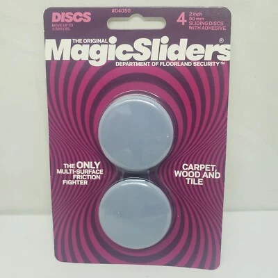 Magic Sliders Sliding Disc  2"  Round 4 pcs. #04050 - Image 1 of 2