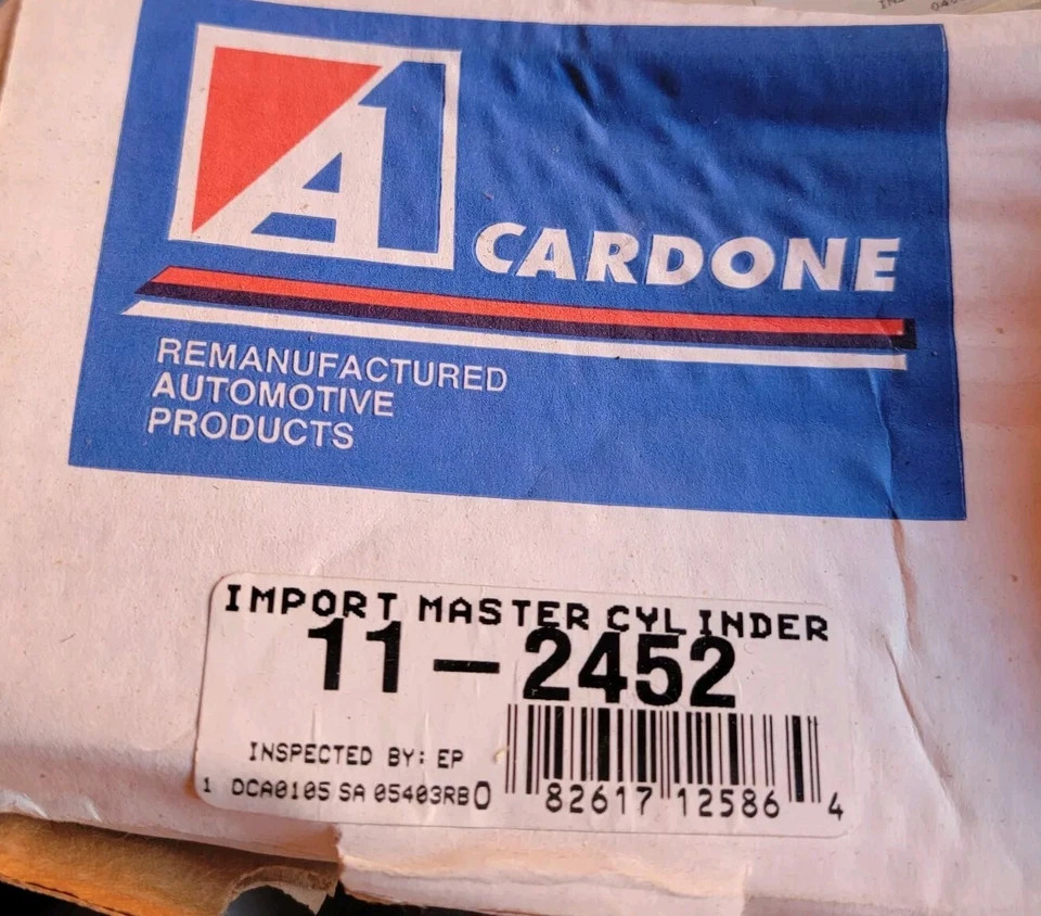 Восстановленный главный тормозной цилиндр 11-2452 подходит для Hyundai Sonata 1989-1990  - Изображение 1 из 1