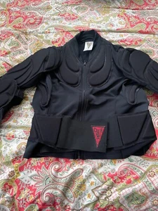 CRASH PADS black size S/M, full zipper front, made in Oregon USA, adjustable - Picture 1 of 5