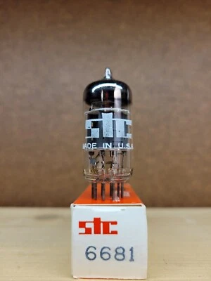 Tubo Vintage Nos STC 6681 12ax7a Equilibrado Foto 1 de 3