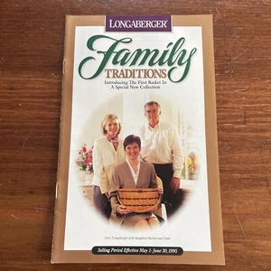 Longaberger Familientraditionen Mai Juni 1995 Wunschliste Flyer Katalog - Bild 1 von 2