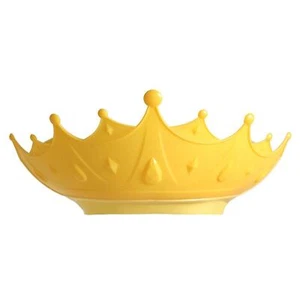 Baby Shower Shampoo Cap Crown Shape Wash Hair Hat Baby Ear Protection Safe - Picture 1 of 12