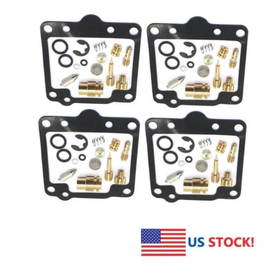 Juego de 4 para 1980-83 Suzuki GS750E GS750L GS750T Carburador Carburador Reconstrucción Kit Foto 1 de 4