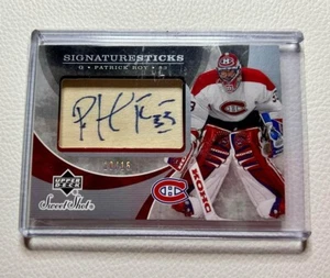 2007/08 Upper Deck Sweet Shot SignatureSticks Patrick Roy 10/15 - Picture 1 of 1