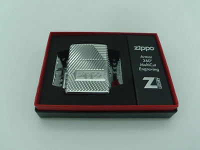 BRIQUET ZIPPO ESSENCE NEUF - ARMOR CHROME ( Original , Tempete , Collection )