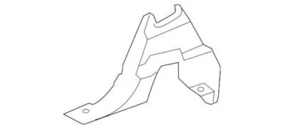 Cubierta de pestillo de asiento trasero izquierdo derecho original Ford Explorer 2011-2015 BB5Z-7861348-BA Foto 1 de 2