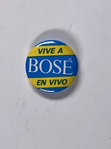 Miguel Bose Badge Vive A En Vivo Original Pin Promotion Circa 1980s - Bild 1 von 12