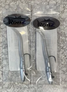 "2 paquetes RonZ serie original 4"" 1/4 OZ plata metálica" - Imagen 1 de 1