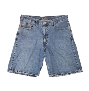 Levi's 550 jeans shorts men's 38x11 blue denim retro relaxed fit - Picture 1 of 14