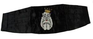 4031963 Royal Order Jesters Billiken Tuxedo Cummerbund ROJ Embroidered Biliken - Picture 1 of 2