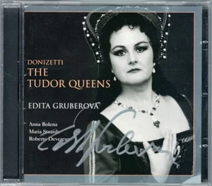 Edita GRUBEROVA Signiert DONIZETTI Tudor Queens Anna Bolena Maria Stuarda CD - Bild 1 von 1